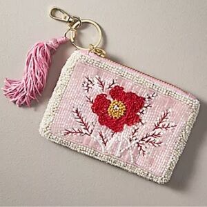 Anthropologie Beaded Coin Purse: Lucky Icons Edition